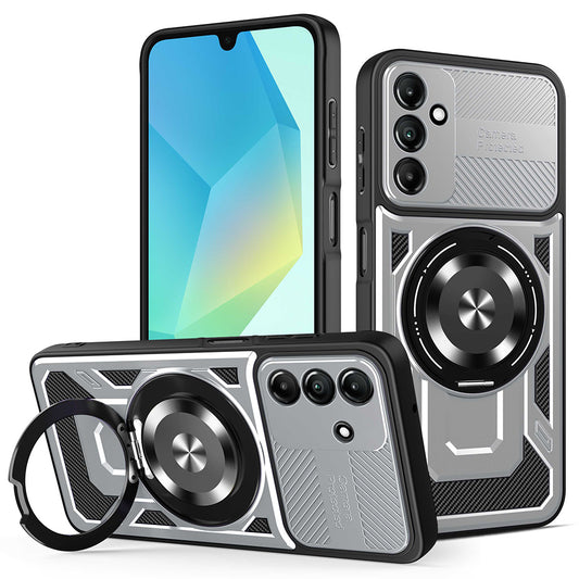 Fodral för Samsung Galaxy A16 5G A166 / A16 4G A165, Techsuit, RuggedCam, Grå