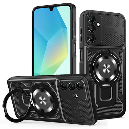 Fodral för Samsung Galaxy A16 5G A166 / A16 4G A165, Techsuit, RuggedCam, Svart