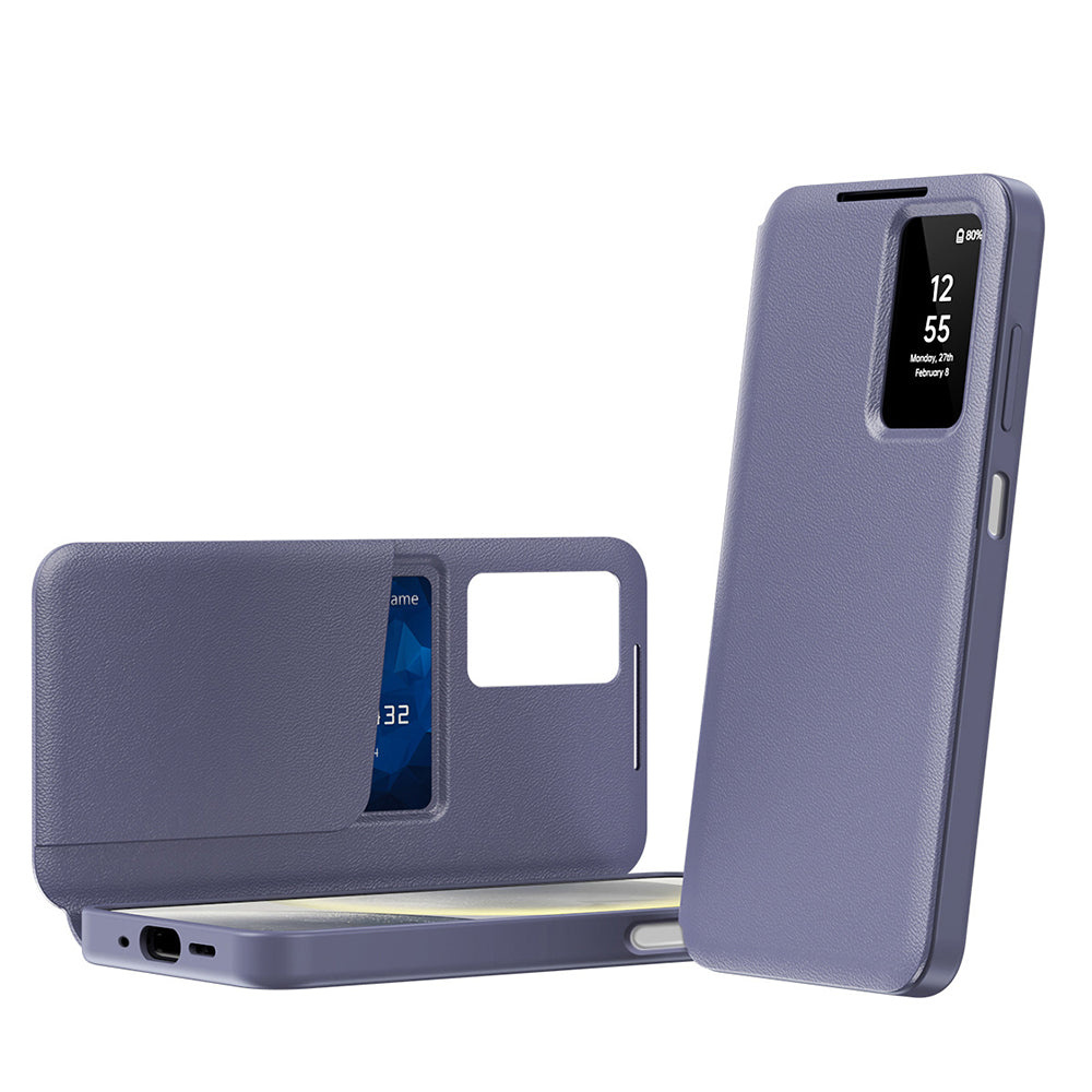 Fodral för Samsung Galaxy A17 4G / A17 5G / A26 A266, Techsuit, SmartView, Lila