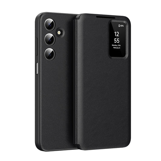 Fodral för Samsung Galaxy A17 4G / A17 5G / A26 A266, Techsuit, SmartView, Svart