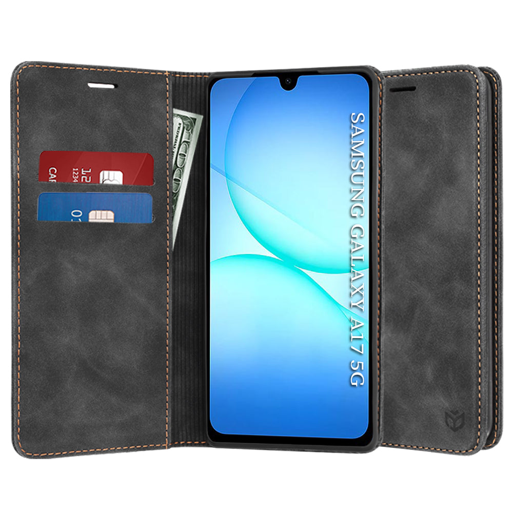 Fodral för Samsung Galaxy A17 4G / A17 5G, Techsuit, Confy, Svart