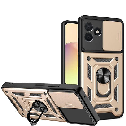 Case for Samsung Galaxy A17 5G, Techsuit, CamShield, Gold