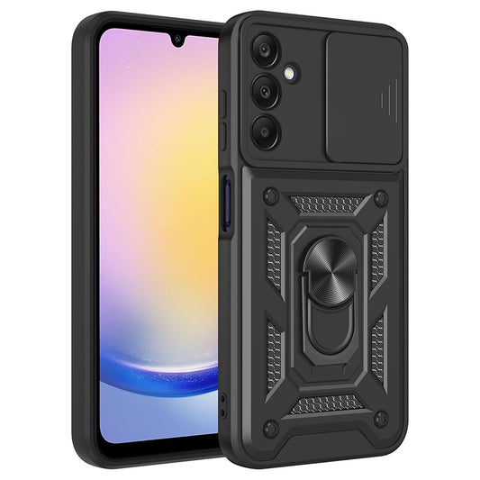 Fodral för Samsung Galaxy A17 5G, Techsuit, CamShield, Svart
