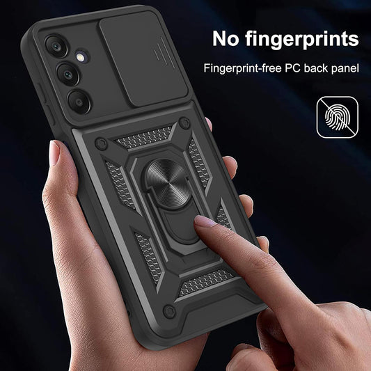 Fodral för Samsung Galaxy A17 5G, Techsuit, CamShield, Svart