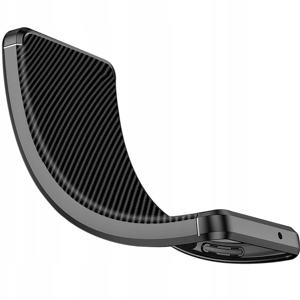 Fodral för Samsung Galaxy A17 5G A176, Techsuit, CarbonFiber, Svart