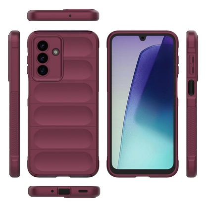 Fodral för Samsung Galaxy A17 5G, Techsuit, Magic Shield, Vinröd