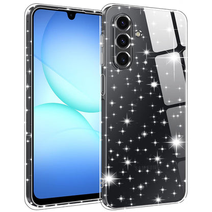 Fodral för Samsung Galaxy A17 5G, Techsuit, SparkleSkin, Transparent