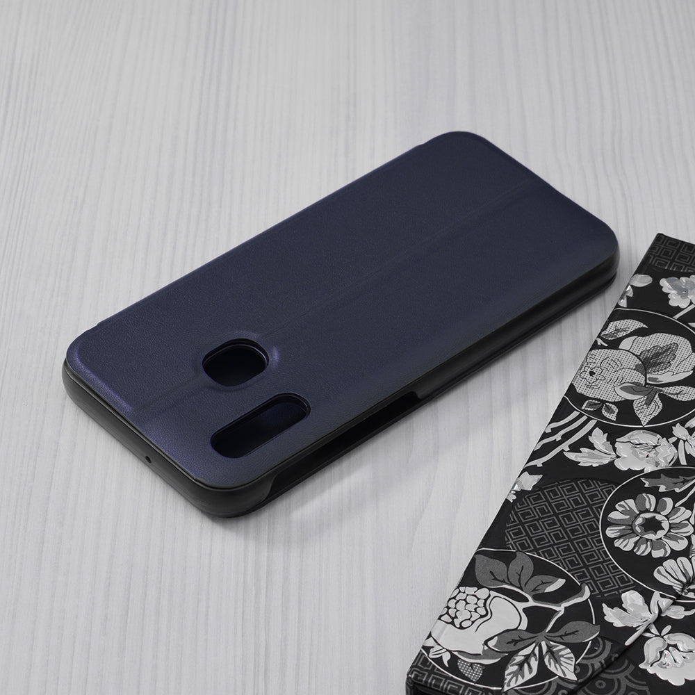 Fodral för Samsung Galaxy A20e A202, Techsuit, eFold, Mörkblå