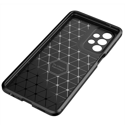 Fodral för Samsung Galaxy A23 5G A236 / A23 A235, Techsuit, CarbonFiber, Svart