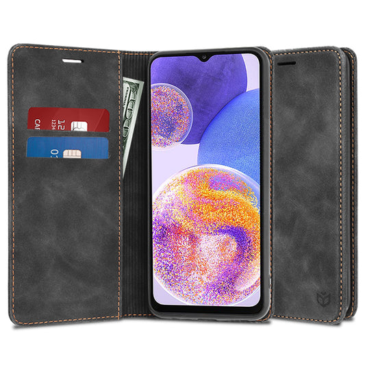 Fodral för Samsung Galaxy A23 5G A236 / A23 A235, Techsuit, Confy, Svart