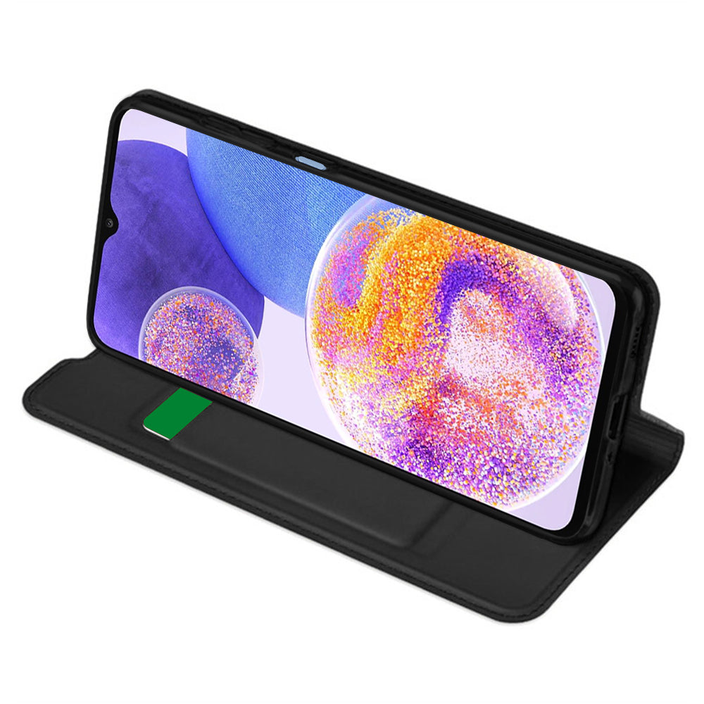 Fodral för Samsung Galaxy A23 5G A236 / A23 A235, Techsuit, Magskin Book, Svart
