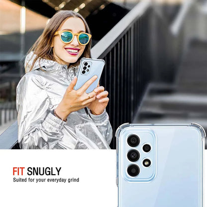 Fodral för Samsung Galaxy A23 5G A236 / A23 A235, Techsuit, Stötsäker Klar, Transparent