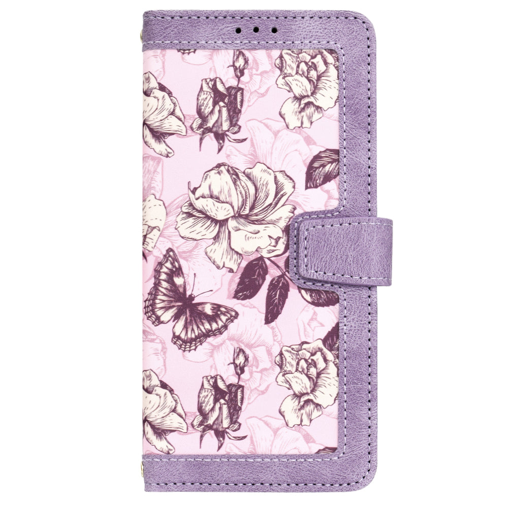 Fodral för Samsung Galaxy A25 A256, Techsuit, FlipCraft, Lila