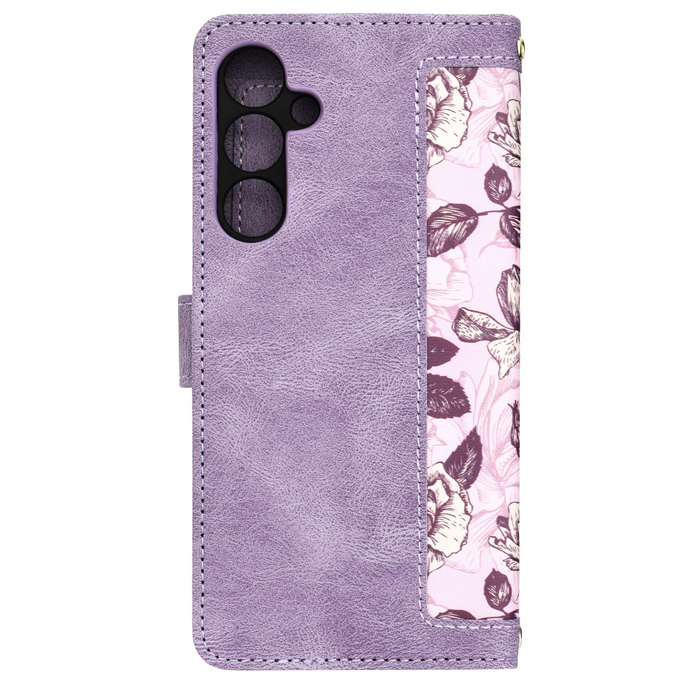 Fodral för Samsung Galaxy A25 A256, Techsuit, FlipCraft, Lila