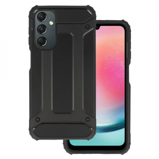 Fodral för Samsung Galaxy A25 A256, Techsuit, Hybrid Armor, Svart