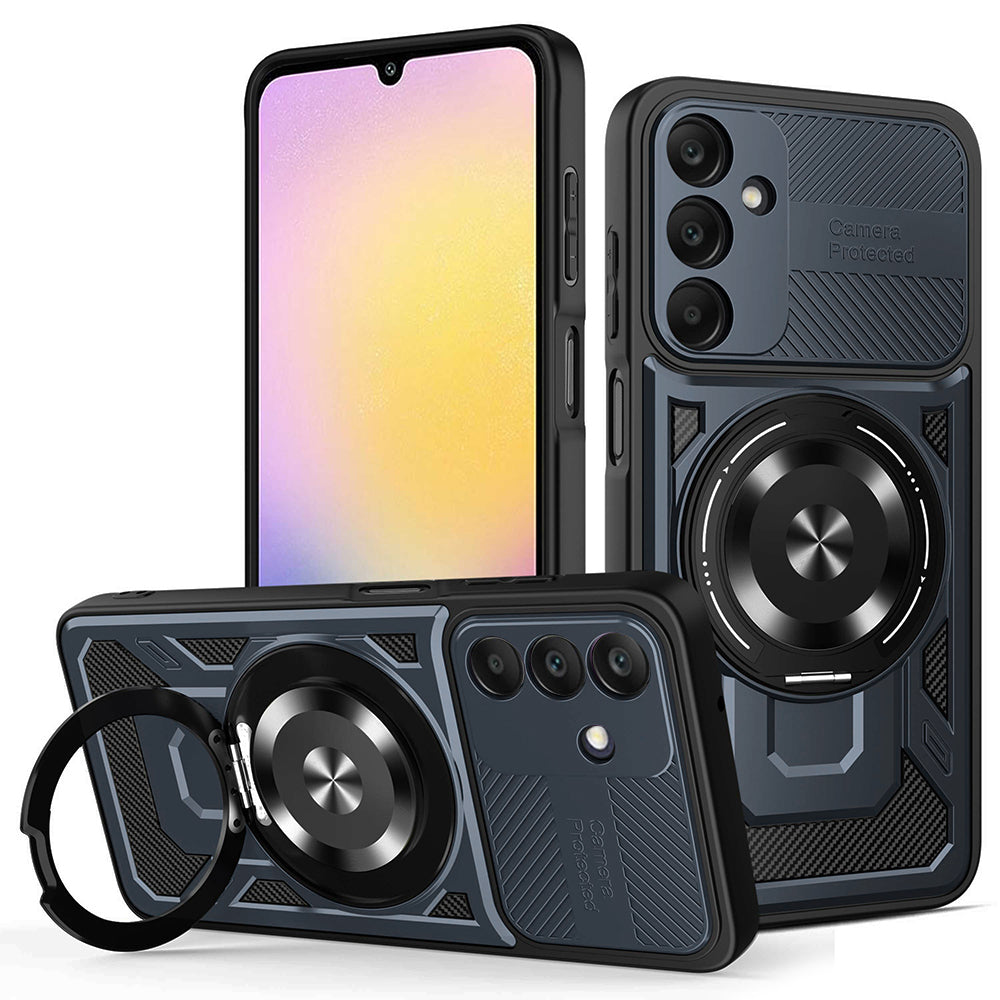 Fodral för Samsung Galaxy A25 A256, Techsuit, RuggedCam, Blå