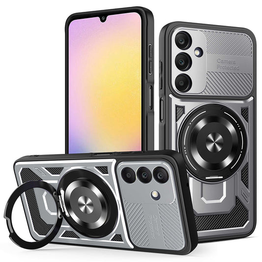 Fodral för Samsung Galaxy A25 A256, Techsuit, RuggedCam, Grå
