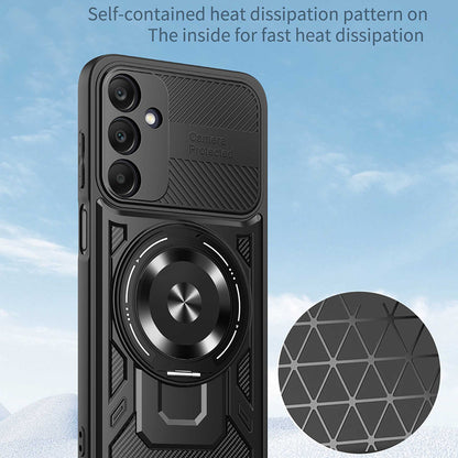 Fodral för Samsung Galaxy A25 A256, Techsuit, RuggedCam, Grå