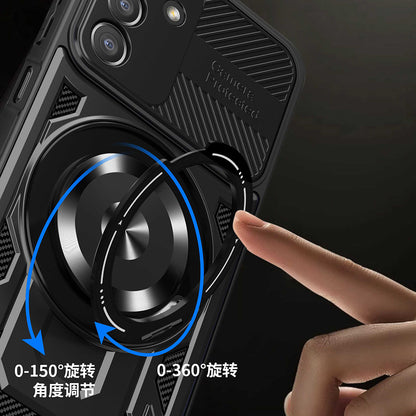 Fodral för Samsung Galaxy A25 A256, Techsuit, RuggedCam, Grå