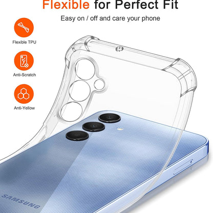 Fodral för Samsung Galaxy A25 A256, Techsuit, Stötsäker Klar, Transparent