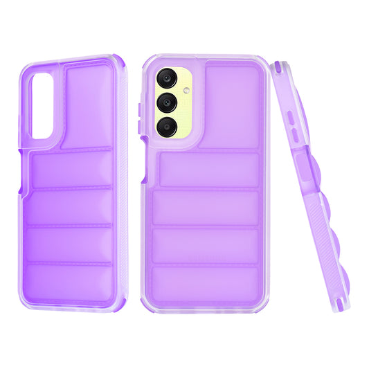 Fodral för Samsung Galaxy A25 A256, Techsuit, Wave Shield, Lila