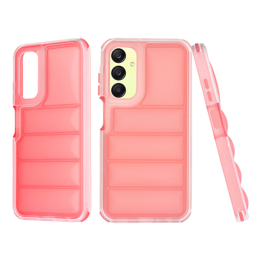 Fodral för Samsung Galaxy A25 A256, Techsuit, Wave Shield, Röd
