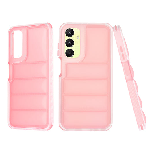 Fodral för Samsung Galaxy A25 A256, Techsuit, Wave Shield, Rosa