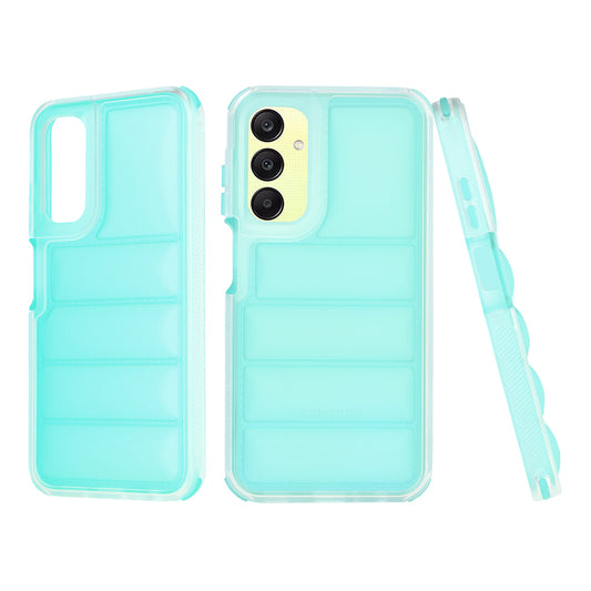 Fodral för Samsung Galaxy A25 A256, Techsuit, Wave Shield, Turkos