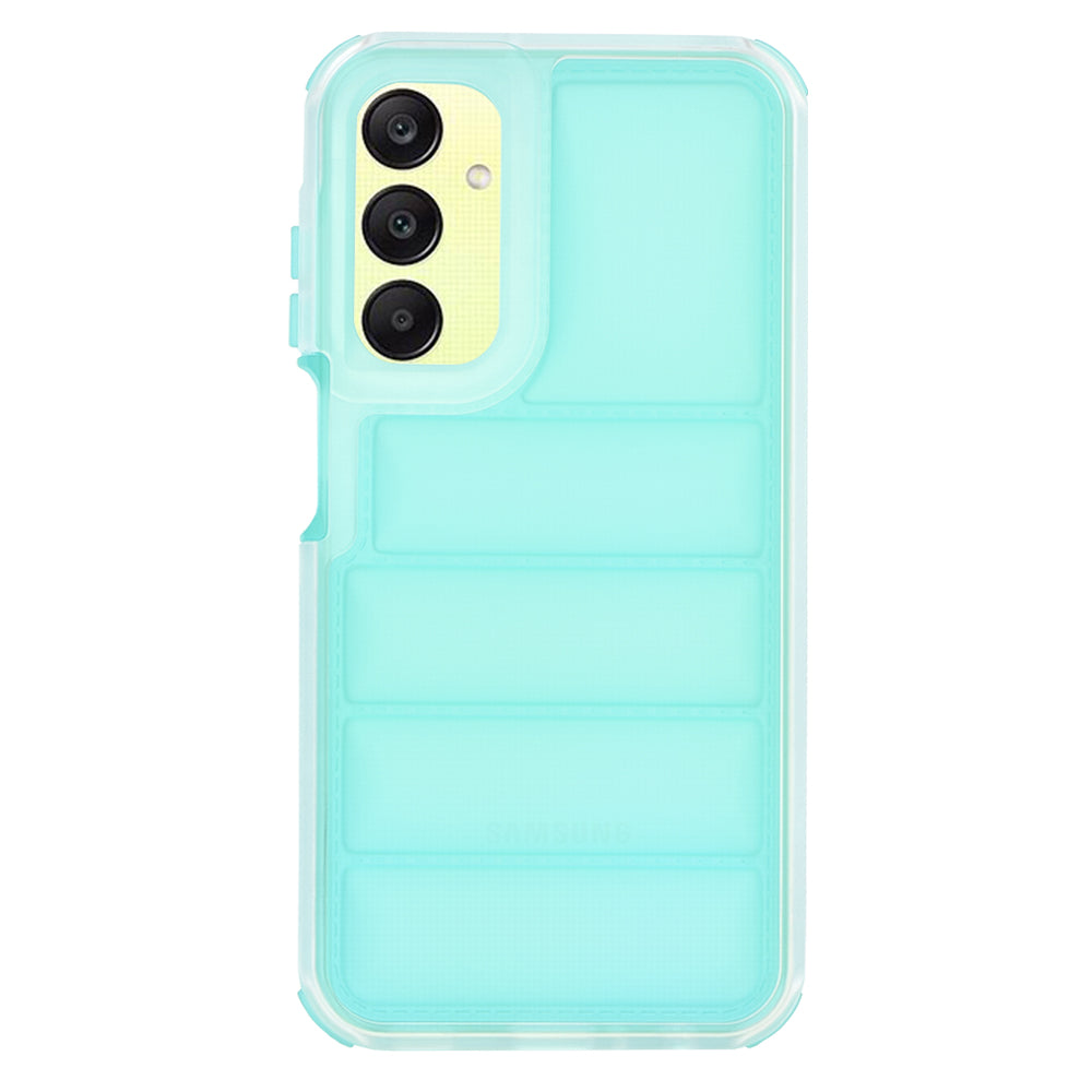 Fodral för Samsung Galaxy A25 A256, Techsuit, Wave Shield, Turkos