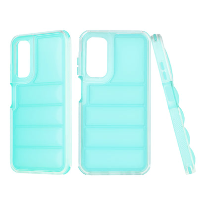 Fodral för Samsung Galaxy A25 A256, Techsuit, Wave Shield, Turkos