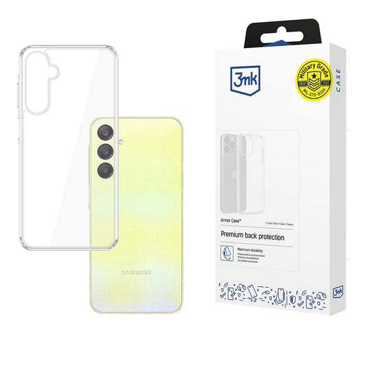 Fodral för Samsung Galaxy A26 A266, 3MK, Armor, Transparent