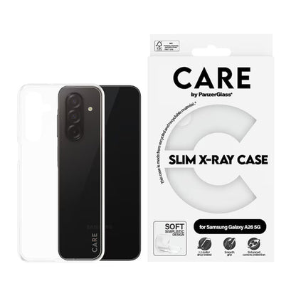 Skyddsfodral för Samsung Galaxy A26 A266, PanzerGlass, Fashionable Care, Transparent