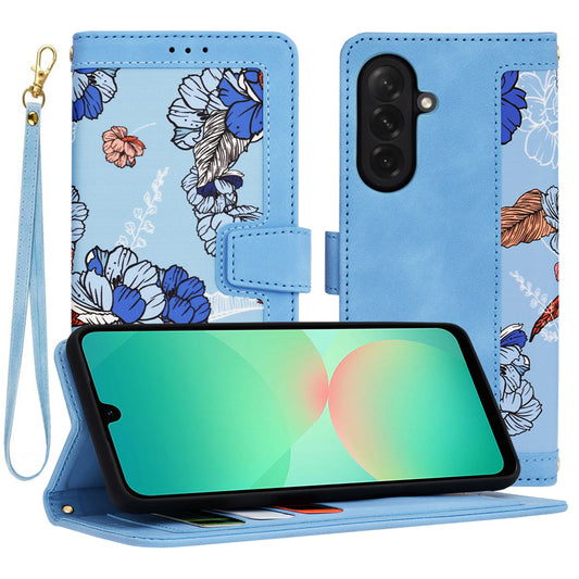 Fodral för Samsung Galaxy A26 A266, Techsuit, FlipCraft, Blå