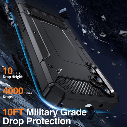 Fodral för Samsung Galaxy A26 A266, Techsuit, Hybrid Armor, Svart