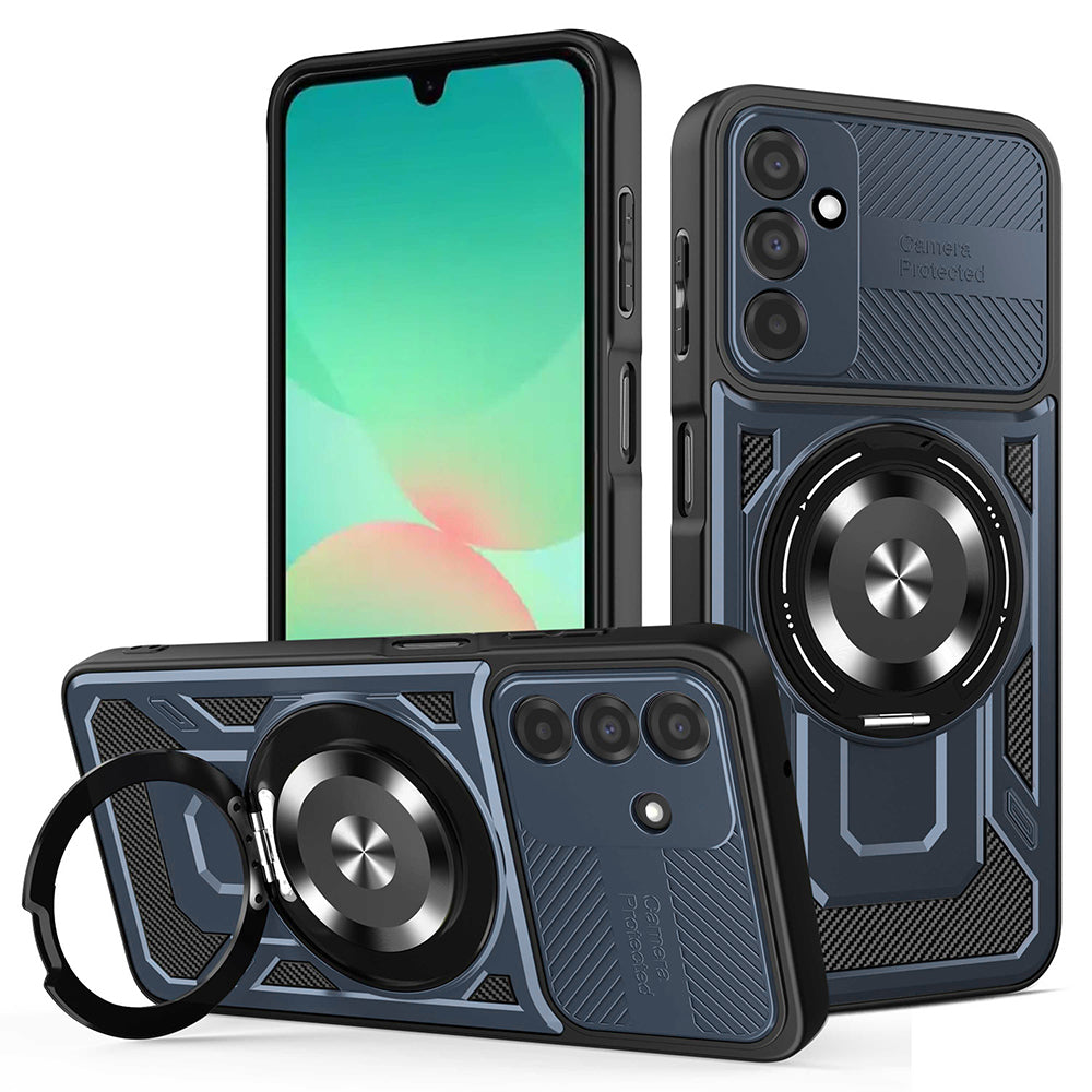 Fodral för Samsung Galaxy A26 A266, Techsuit, RuggedCam, Blå