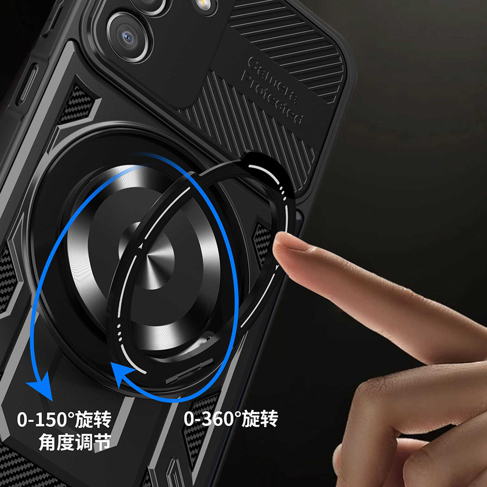 Fodral för Samsung Galaxy A26 A266, Techsuit, RuggedCam, Blå