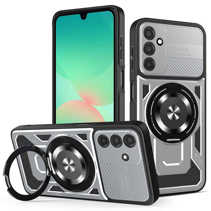 Fodral för Samsung Galaxy A26 A266, Techsuit, RuggedCam, Grå