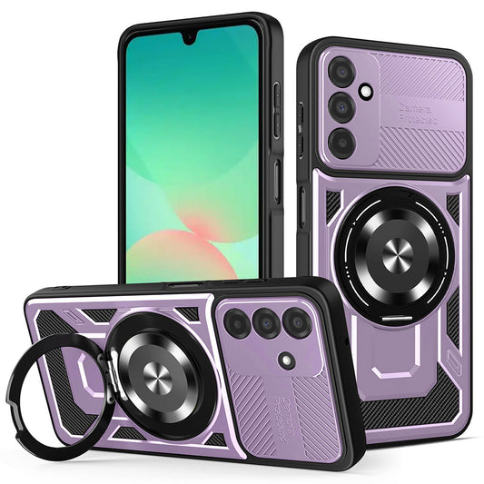Fodral för Samsung Galaxy A26 A266, Techsuit, RuggedCam, Lila