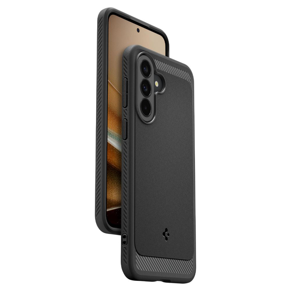 Fodral för Samsung Galaxy A27 5G, Spigen, Rugged Armor, Svart ACS11312