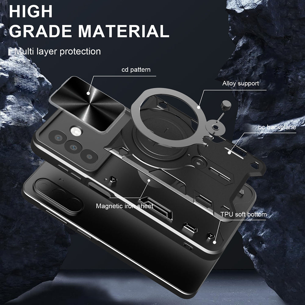 Fodral för Samsung Galaxy A27 5G, Techsuit, CamGuard Pro, Lila