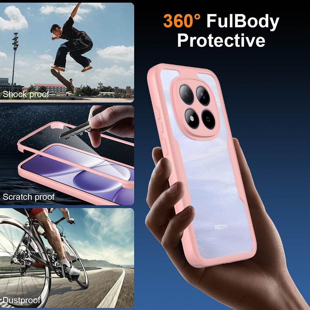 Fodral för Samsung Galaxy A27 5G, Techsuit, ColorVerse 360, Rosa