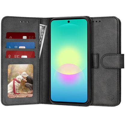Fodral för Samsung Galaxy A27 5G, Techsuit, Diary Book, Svart