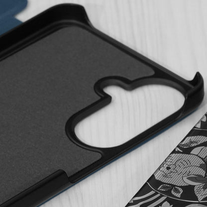 Fodral för Samsung Galaxy A27 5G, Techsuit, eFold Ny Modell, Mörkblå