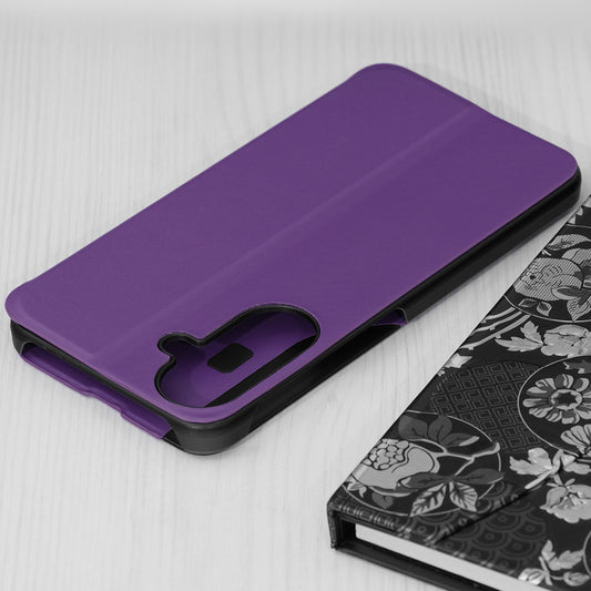 Fodral för Samsung Galaxy A27 5G, Techsuit, eFold Ny Modell, Lila