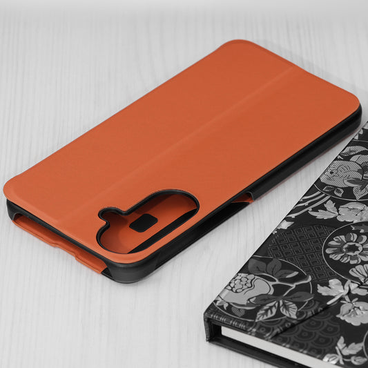 Fodral för Samsung Galaxy A27 5G, Techsuit, eFold Ny Modell, Orange