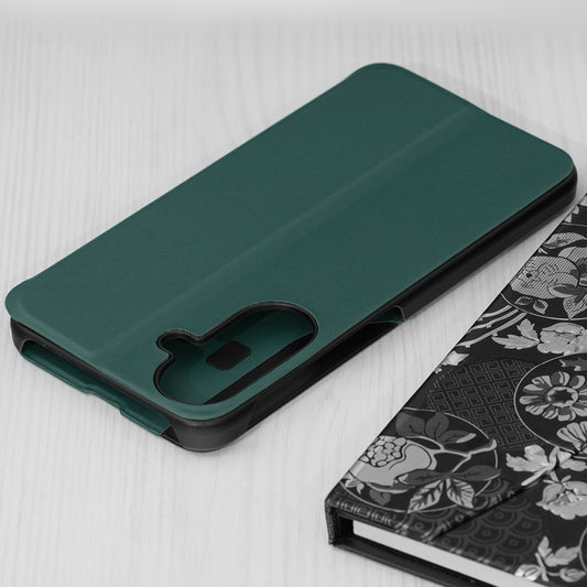 Fodral för Samsung Galaxy A27 5G, Techsuit, eFold Ny Modell, Mörkgrön