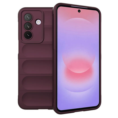 Fodral för Samsung Galaxy A27 5G, Techsuit, Magic Shield, Vinröd