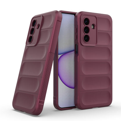 Fodral för Samsung Galaxy A27 5G, Techsuit, Magic Shield, Vinröd