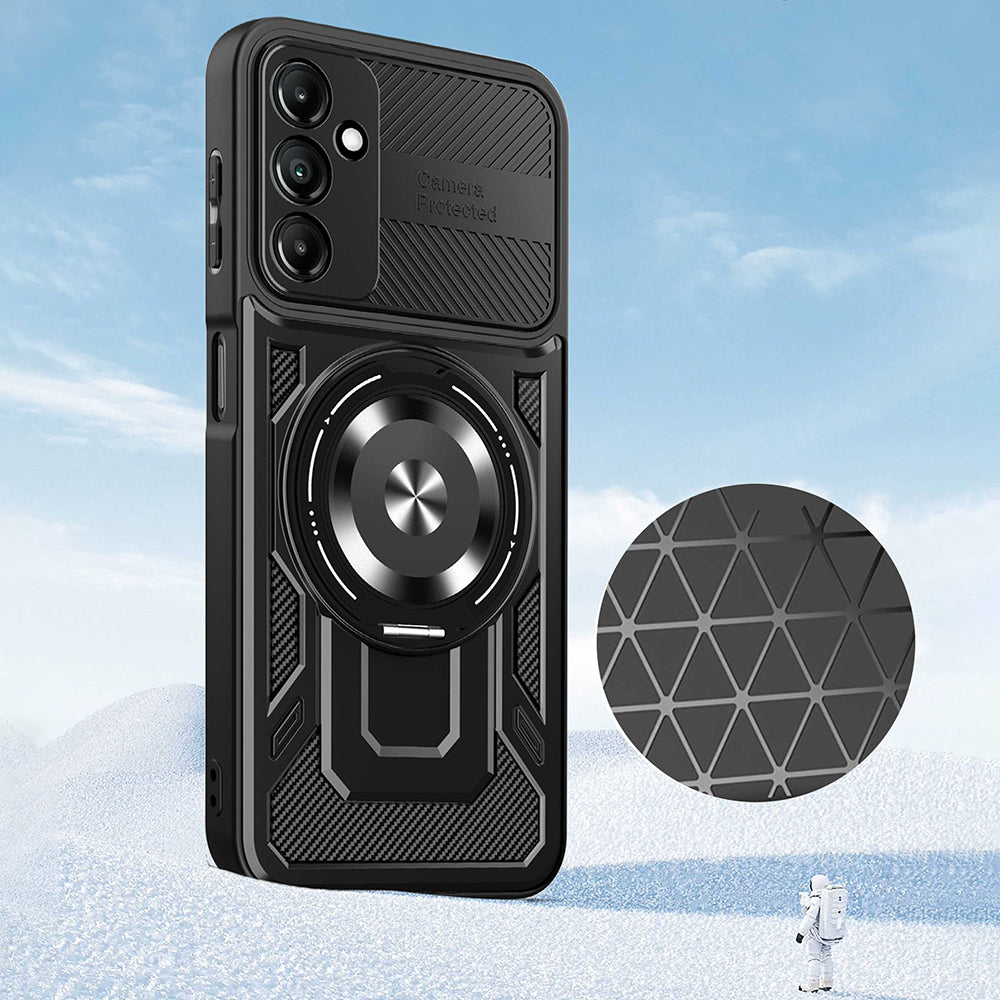 Fodral för Samsung Galaxy A27 5G, Techsuit, RuggedCam, Blå
