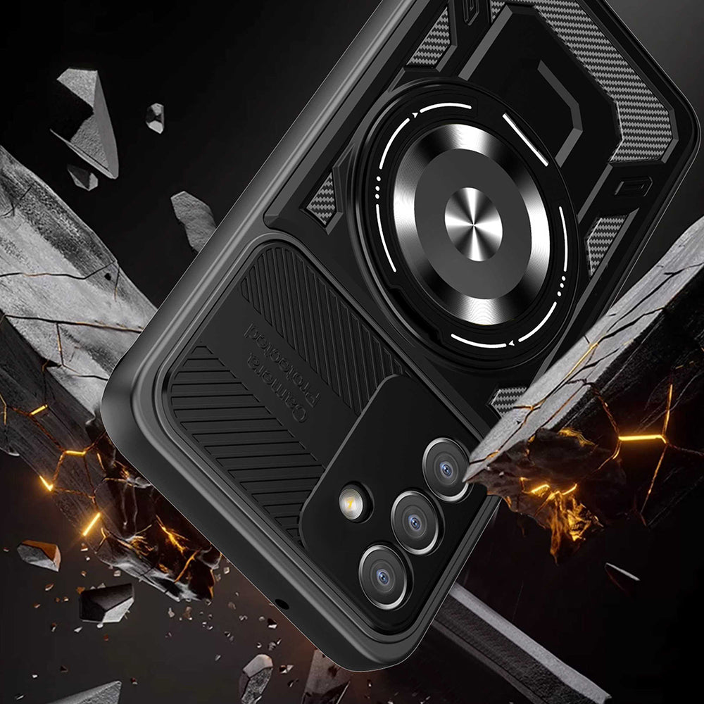 Fodral för Samsung Galaxy A27 5G, Techsuit, RuggedCam, Lila